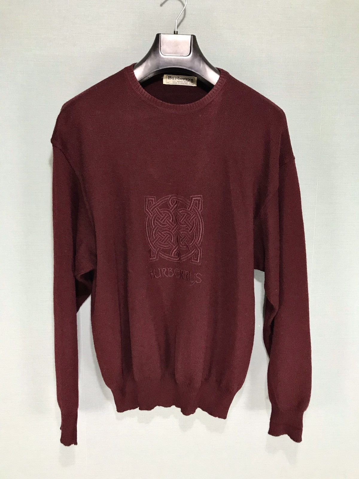 Burberry × Vintage rare Burberry sweater Size US L / EU 52-54 / 3 - 1 Thumbnail