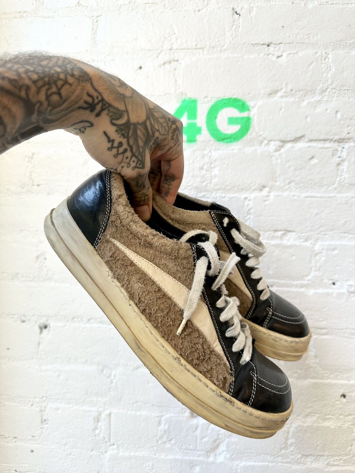 Rick Owens RICK OWENS OG SS07 VAN DUNKS LOW SNEAKERS Grailed