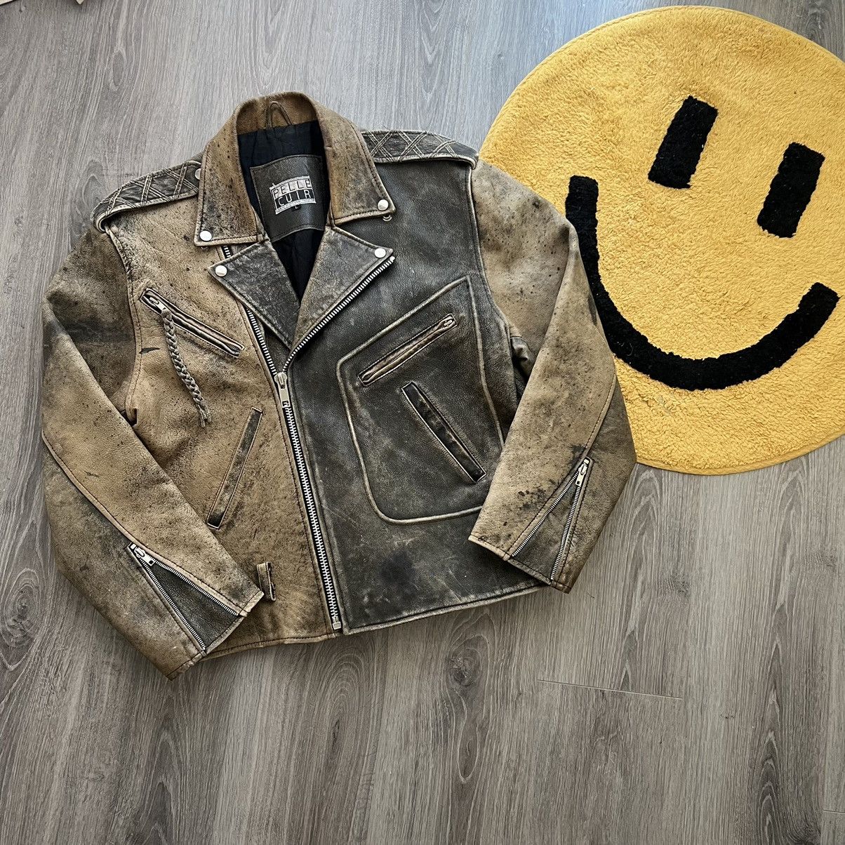 Pelle Pelle Vintage biker leather Jacket Size US L / EU 52-54 / 3 - 2 Thumbnail