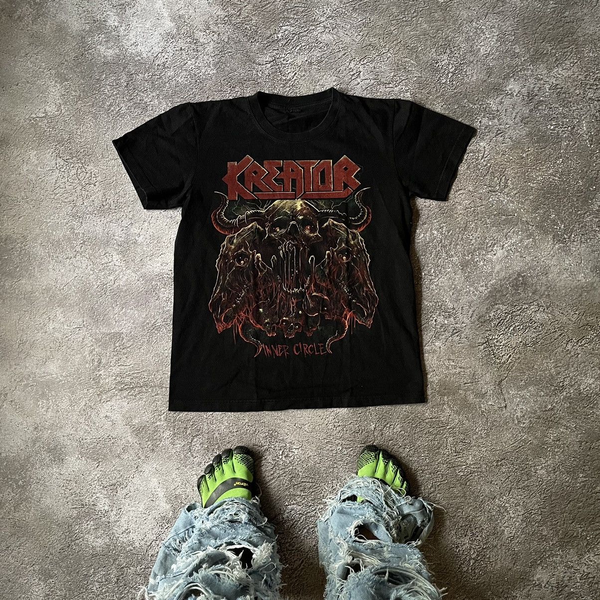Vintage Vintage Y2K Kreator Band Tee Graphic Punk Horror Skeleton M Size US M / EU 48-50 / 2 - 1 Thumbnail