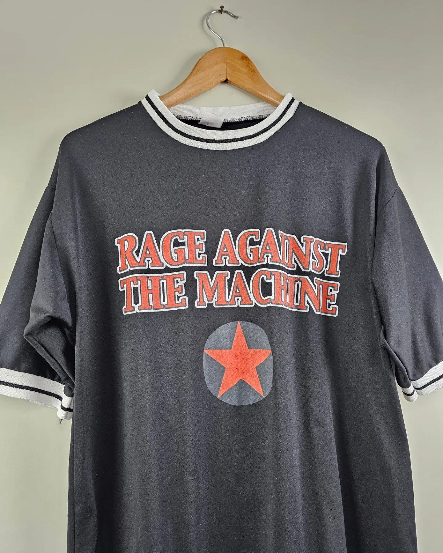 Band Tees × Rage Against The Machine × Vintage 90s Rage against the machine vintage Jersey T Shirt Size US L / EU 52-54 / 3 - 4 Thumbnail