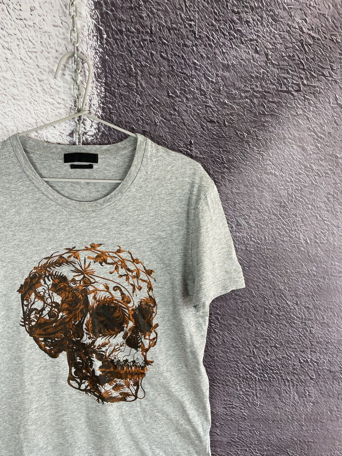 Alexander McQueen Alexander McQueen made in Italy skull big print logo tee Size US M / EU 48-50 / 2 - 3 Thumbnail