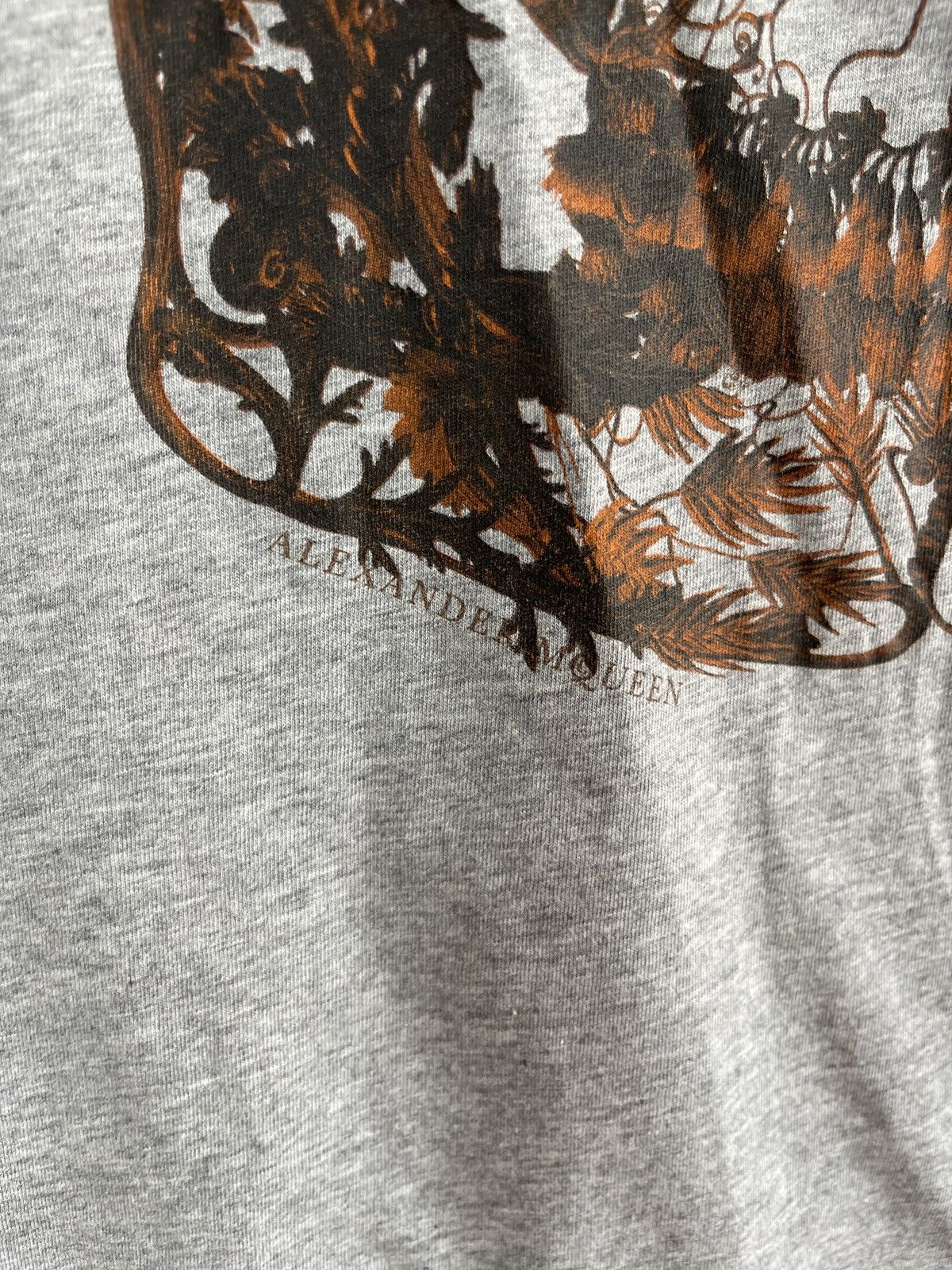Alexander McQueen Alexander McQueen made in Italy skull big print logo tee Size US M / EU 48-50 / 2 - 8 Thumbnail