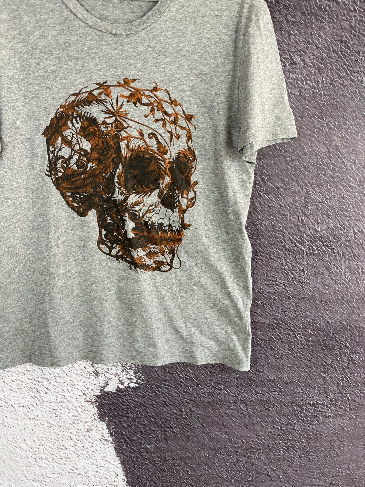 Alexander McQueen Alexander McQueen made in Italy skull big print logo tee Size US M / EU 48-50 / 2 - 4 Thumbnail