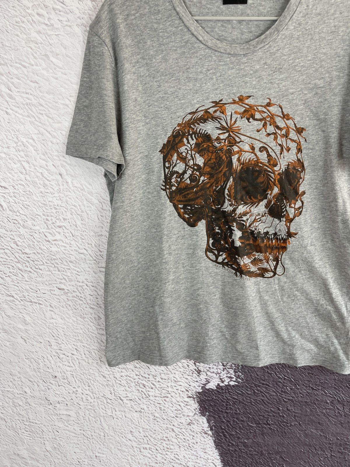 Alexander McQueen Alexander McQueen made in Italy skull big print logo tee Size US M / EU 48-50 / 2 - 5 Thumbnail
