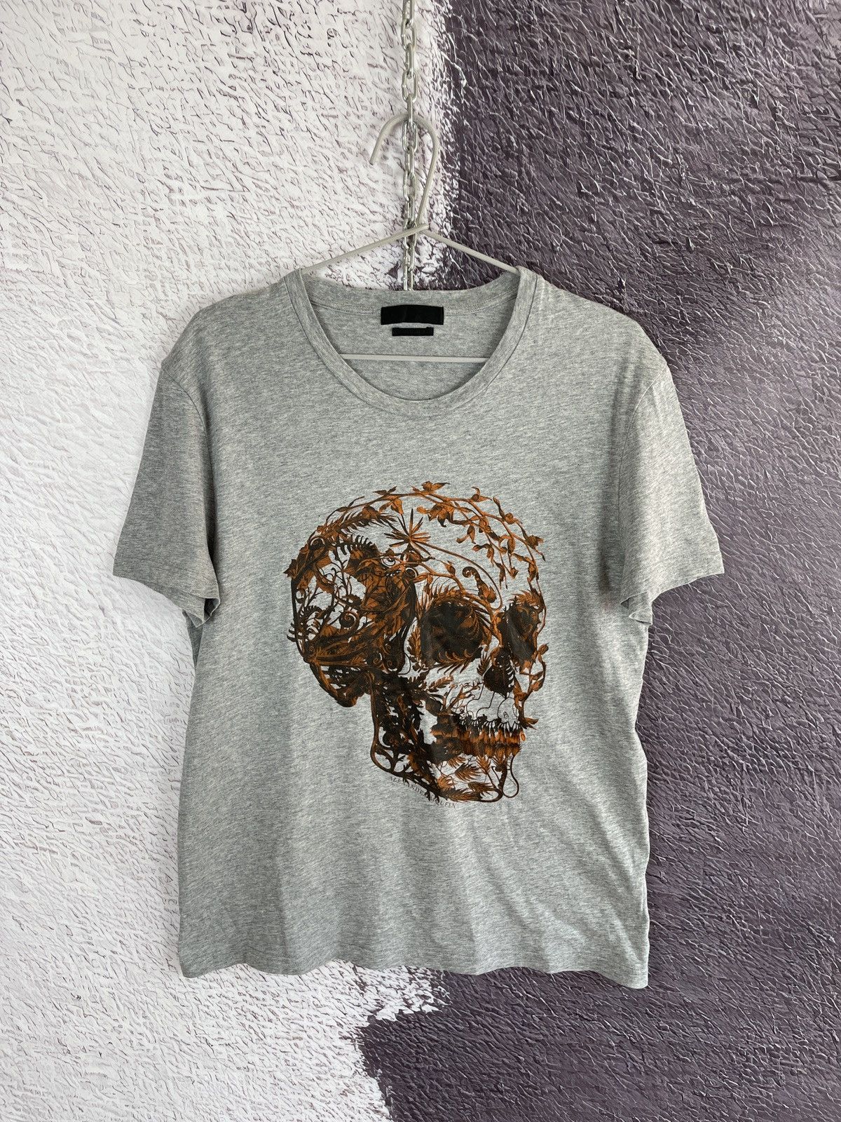 Alexander McQueen Alexander McQueen made in Italy skull big print logo tee Size US M / EU 48-50 / 2 - 1 Thumbnail