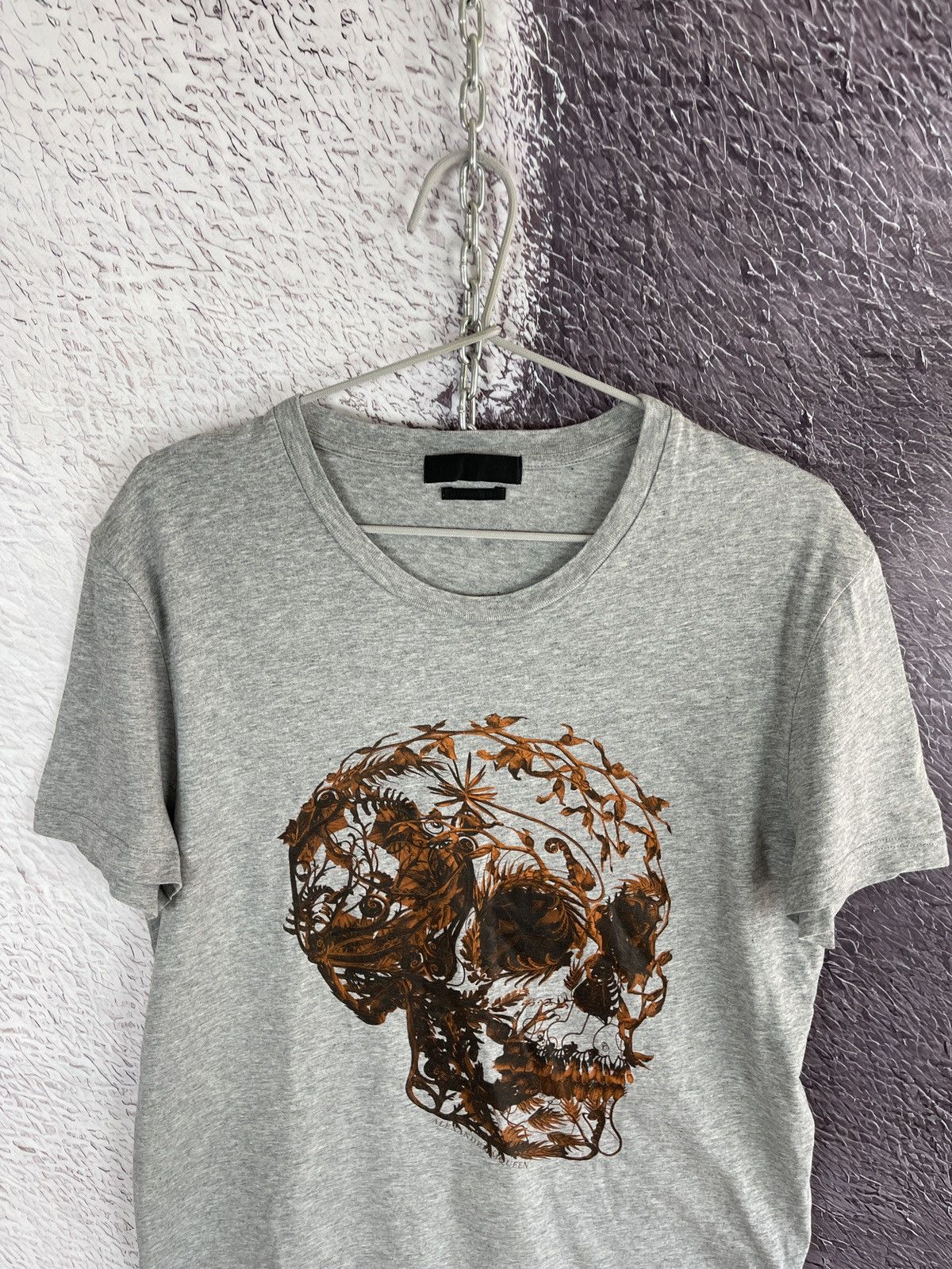 Alexander McQueen Alexander McQueen made in Italy skull big print logo tee Size US M / EU 48-50 / 2 - 6 Thumbnail