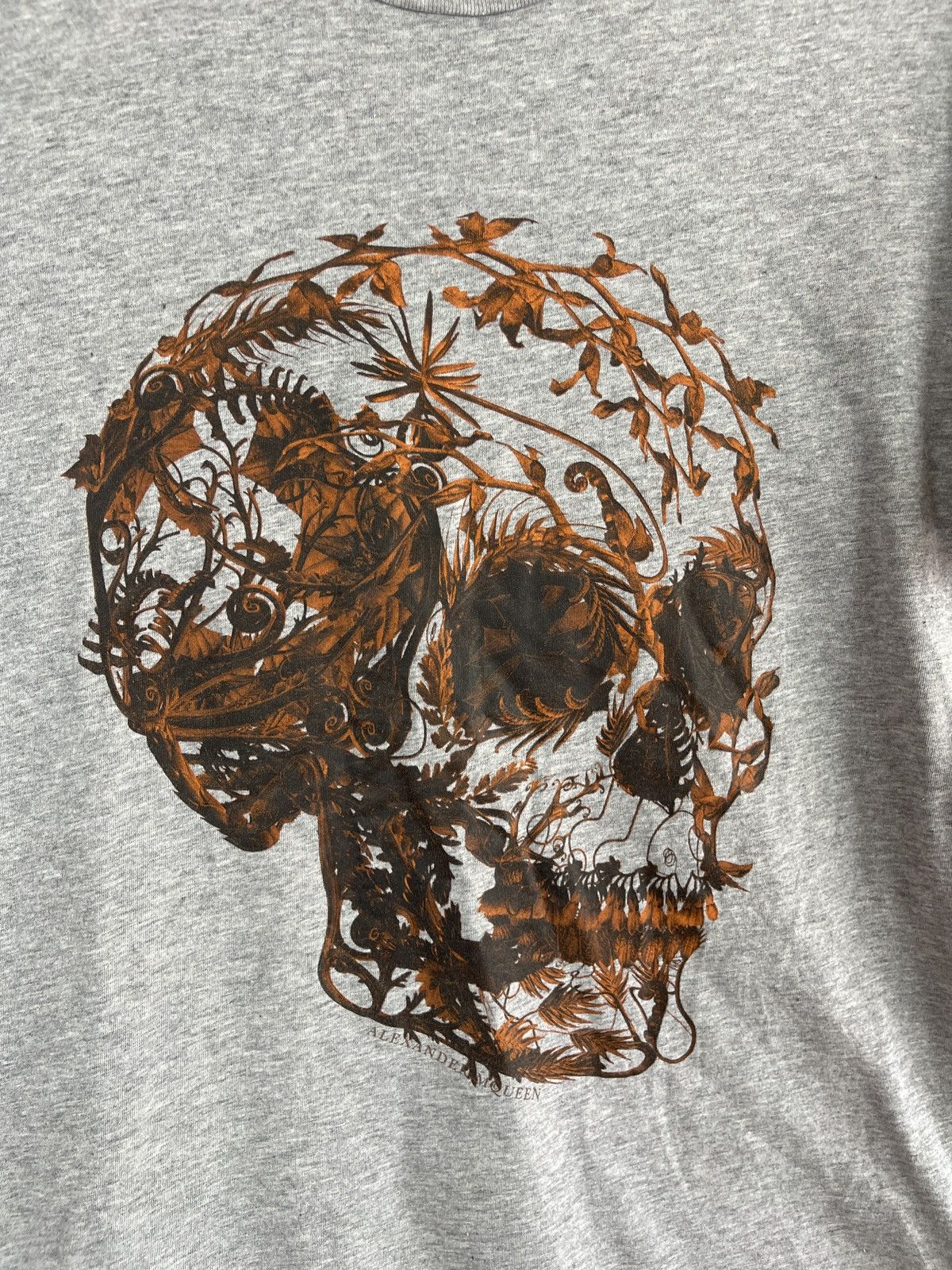 Alexander McQueen Alexander McQueen made in Italy skull big print logo tee Size US M / EU 48-50 / 2 - 7 Thumbnail