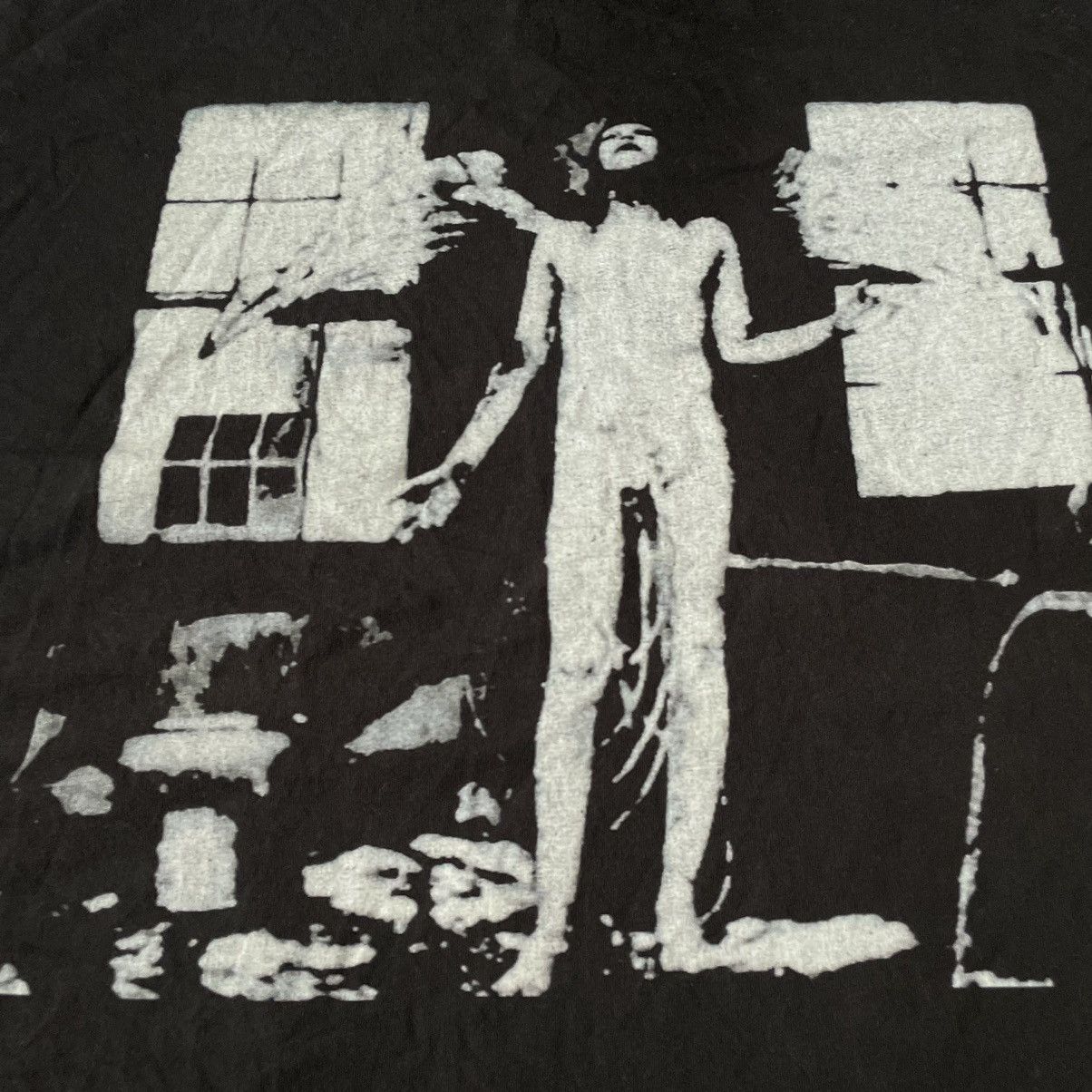 Band Tees Vintage Y2K MARILYN MANSION CREEPY ANGRY HORROR SKELETON Size US XXL / EU 58 / 5 - 7 Thumbnail
