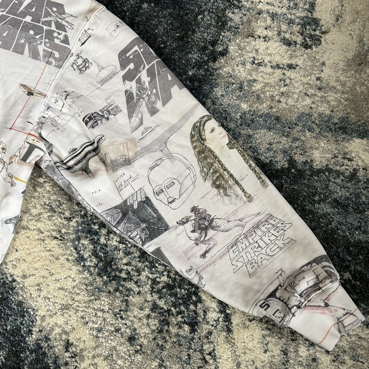 Kith × Ronnie Fieg × Star Wars 2021 CONCEPT ART SKETCHES ALLOVER PRiNT HOODiE SWEATSHiRT Size US XL / EU 56 / 4 - 6 Thumbnail