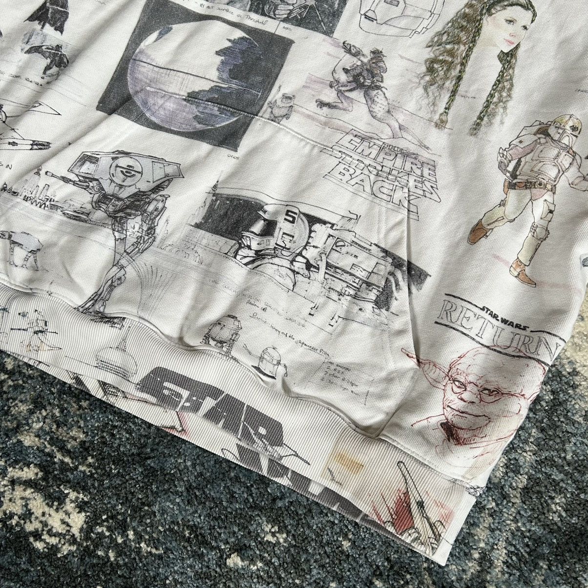 Kith × Ronnie Fieg × Star Wars 2021 CONCEPT ART SKETCHES ALLOVER PRiNT HOODiE SWEATSHiRT Size US XL / EU 56 / 4 - 7 Thumbnail
