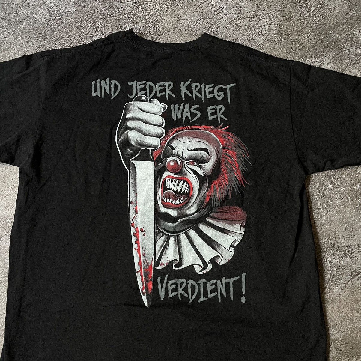 Vintage Vintage Y2K CLOWN ABSTRACT CREEPY VAMP ANGRY XL Size US XL / EU 56 / 4 - 5 Thumbnail