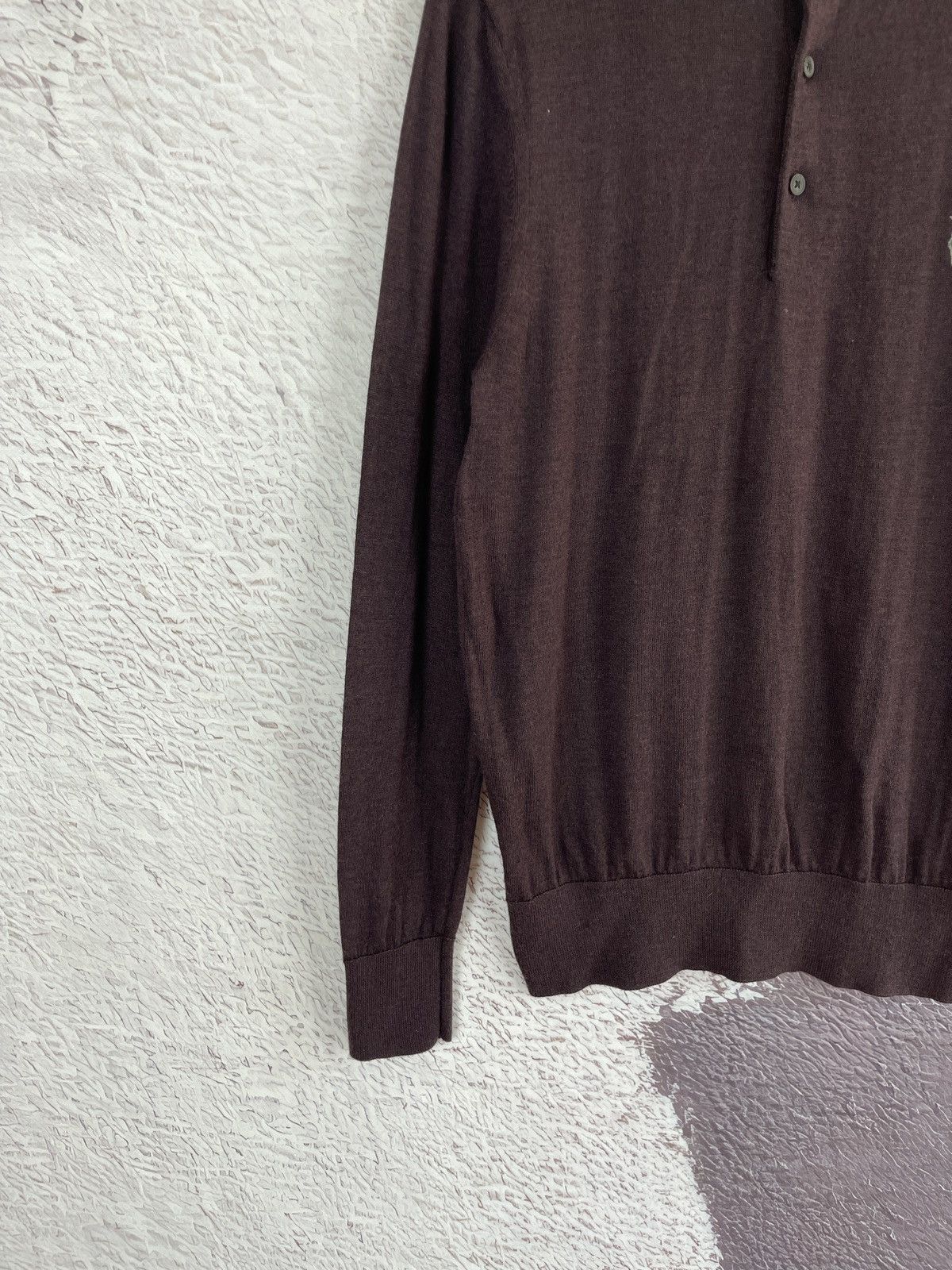 Allsaints Allsaints Mode Merino Long sleeve polo wool sweater Size US S / EU 44-46 / 1 - 5 Thumbnail