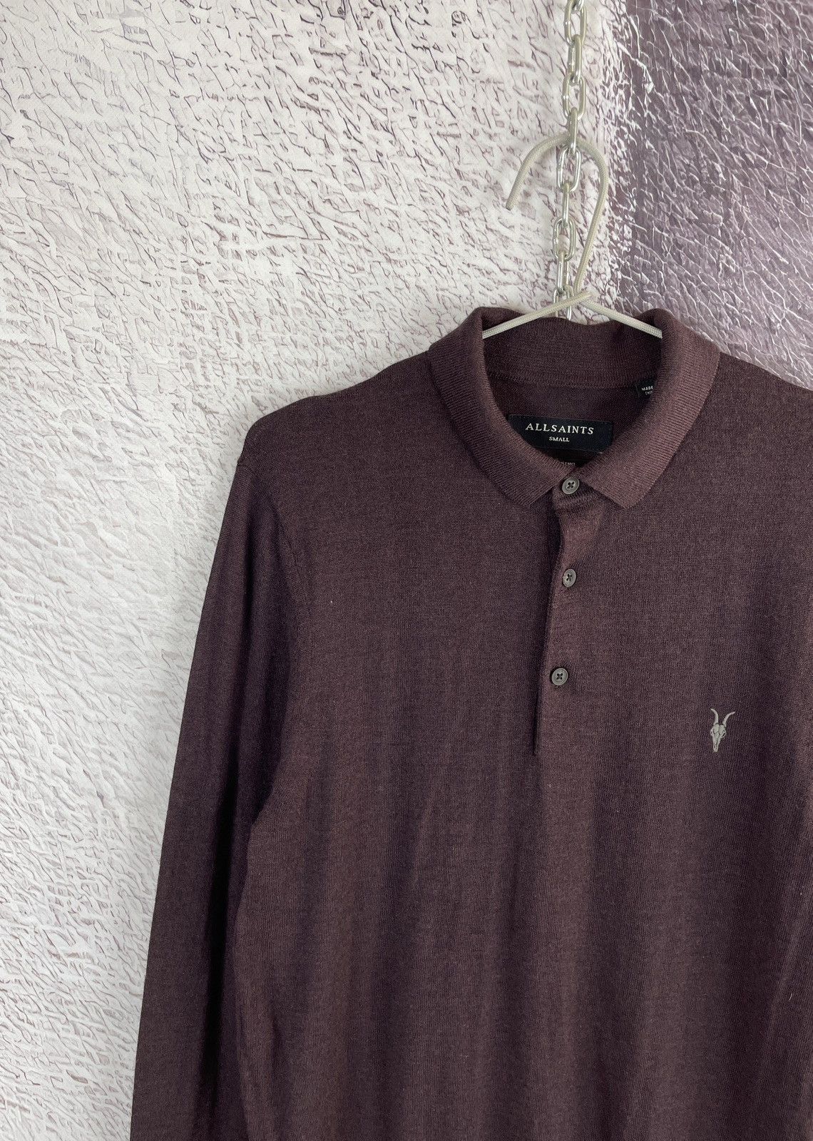 Allsaints Allsaints Mode Merino Long sleeve polo wool sweater Size US S / EU 44-46 / 1 - 4 Thumbnail