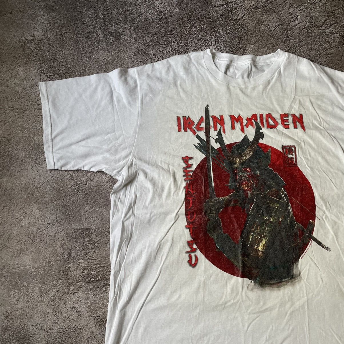 Vintage Vintage Iron Maiden Band Tee Sun Faded Grunge Wide Leg XXL Size US XXL / EU 58 / 5 - 4 Thumbnail