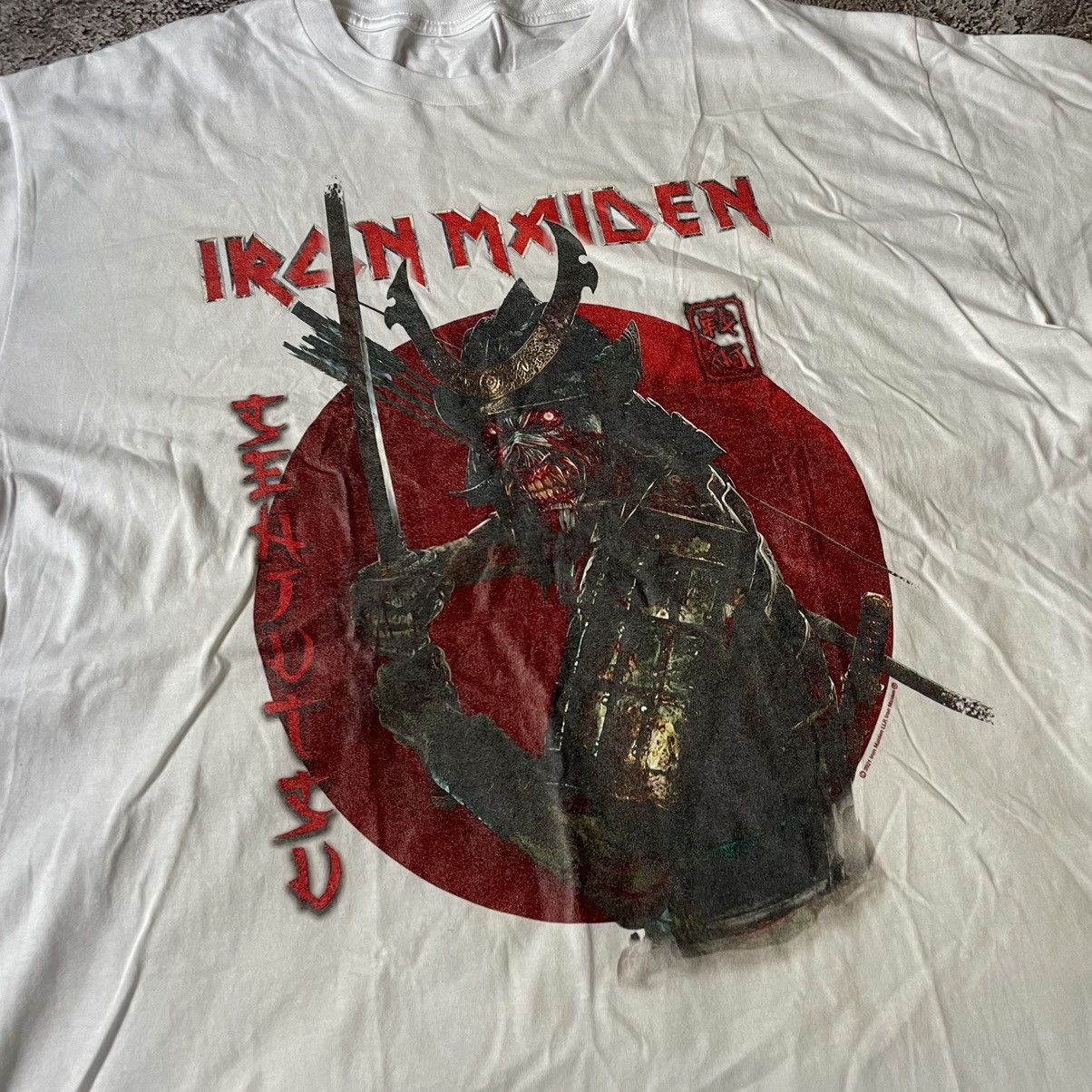 Vintage Vintage Iron Maiden Band Tee Sun Faded Grunge Wide Leg XXL Size US XXL / EU 58 / 5 - 6 Thumbnail