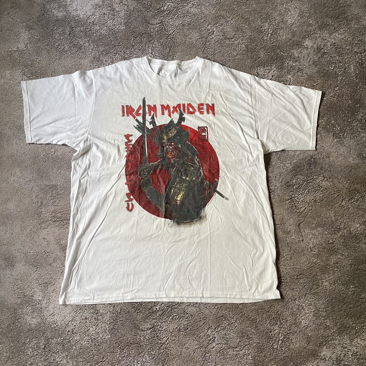 Vintage Vintage Iron Maiden Band Tee Sun Faded Grunge Wide Leg XXL Size US XXL / EU 58 / 5 - 3 Thumbnail