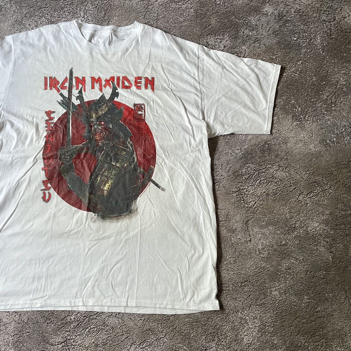 Vintage Vintage Iron Maiden Band Tee Sun Faded Grunge Wide Leg XXL Size US XXL / EU 58 / 5 - 2 Thumbnail