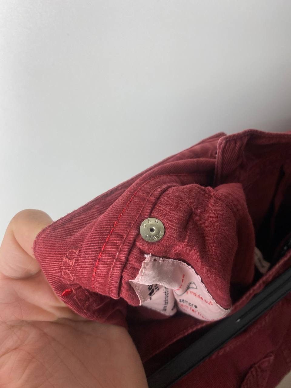 Kiton NWOT Est 1295 $ Kiton Selvedge plum button Fly jeans size 33 Size US 33 - 7 Thumbnail
