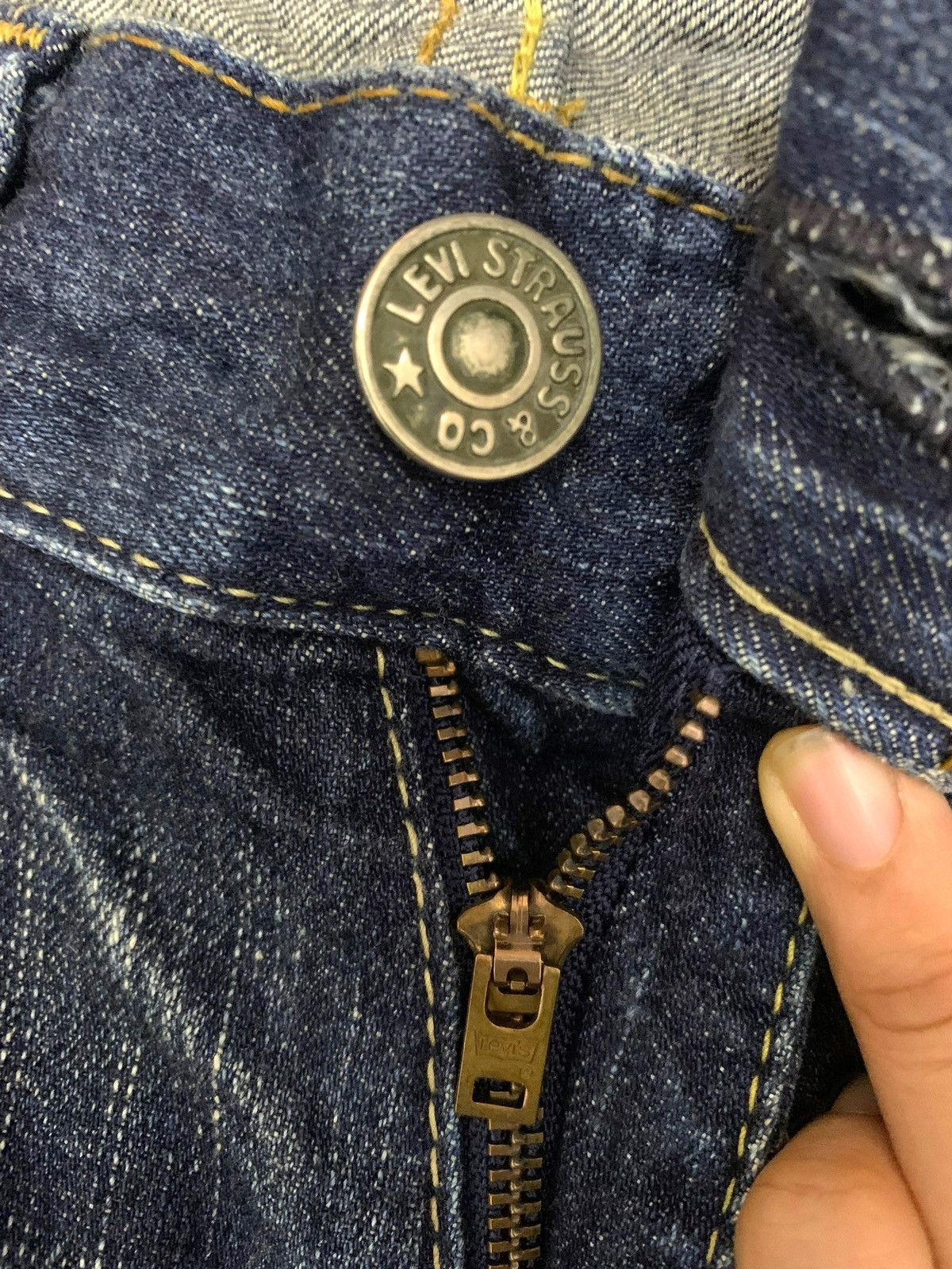 Levi's Made & Crafted × Vintage Archival Levis 504 Cowboy Flare Jeans Size US 28 / EU 44 - 6 Thumbnail