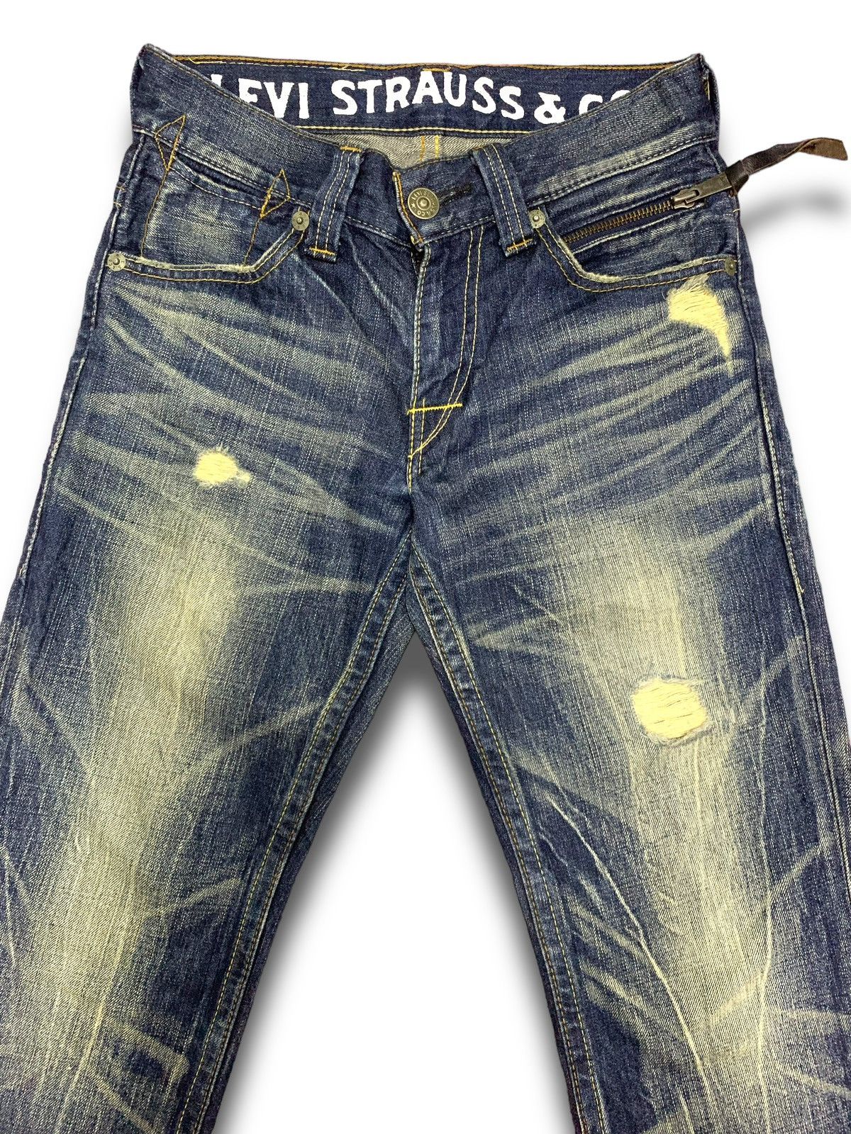 Levi's Made & Crafted × Vintage Archival Levis 504 Cowboy Flare Jeans Size US 28 / EU 44 - 3 Thumbnail