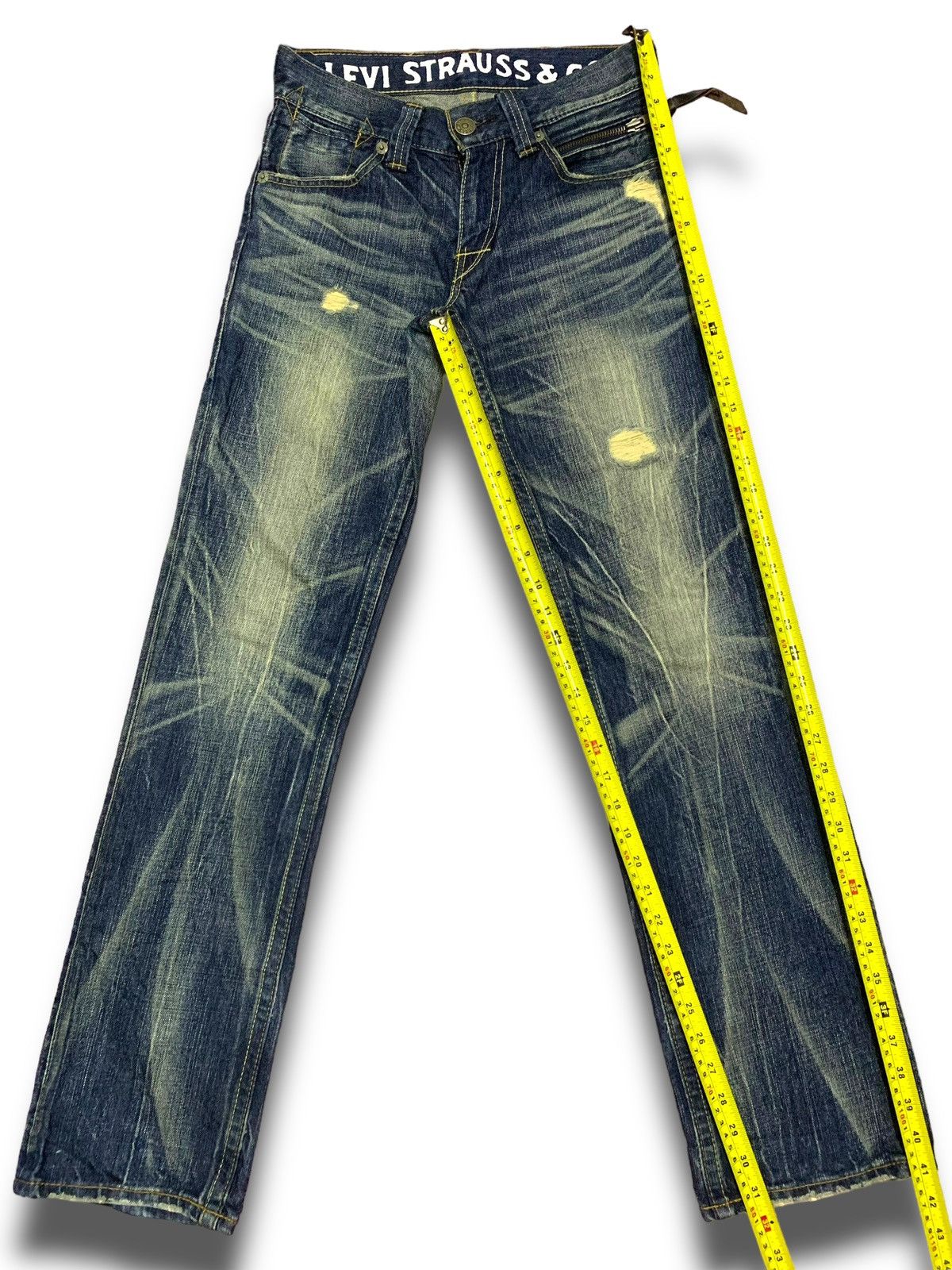 Levi's Made & Crafted × Vintage Archival Levis 504 Cowboy Flare Jeans Size US 28 / EU 44 - 12 Thumbnail