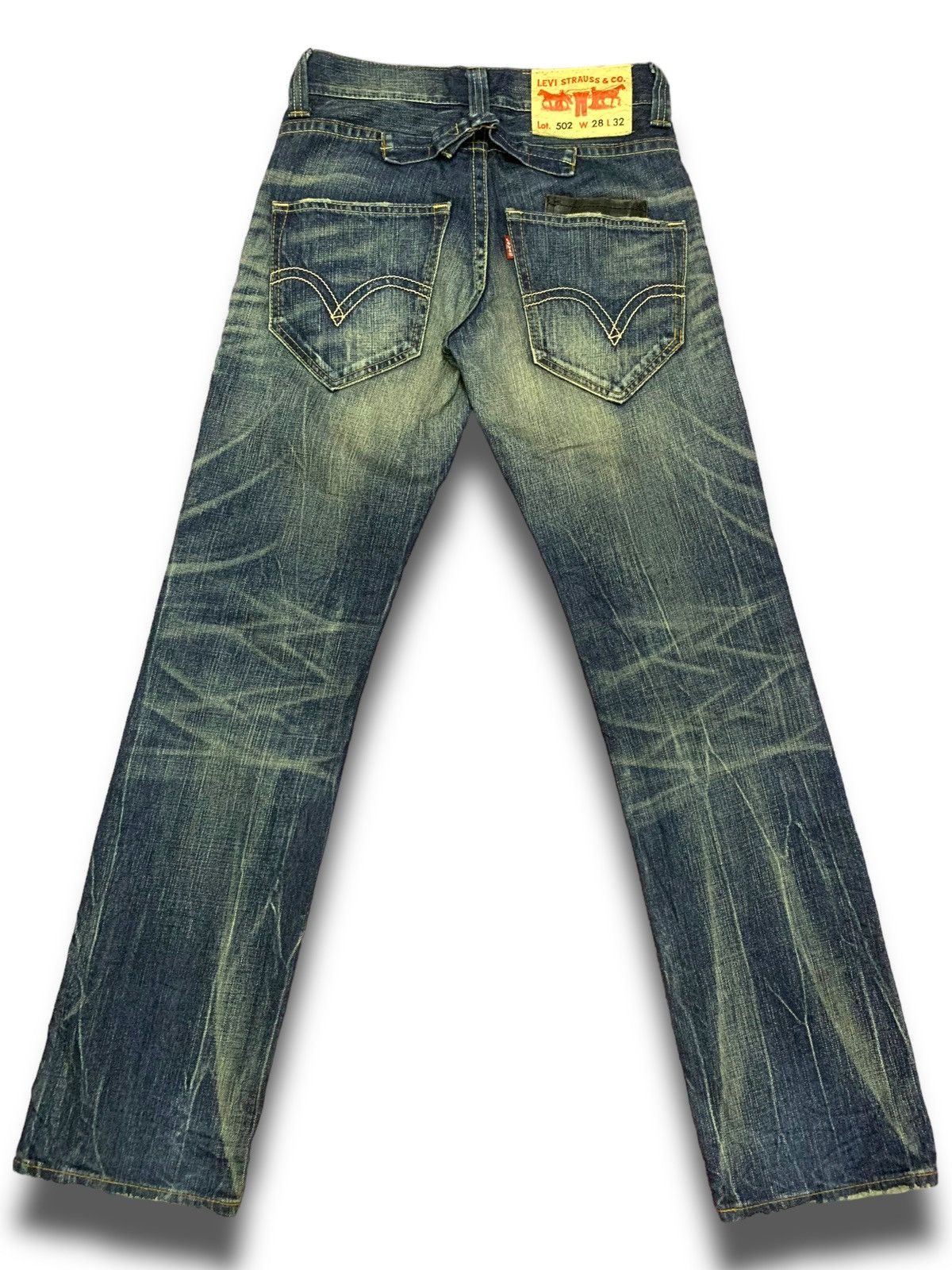 Levi's Made & Crafted × Vintage Archival Levis 504 Cowboy Flare Jeans Size US 28 / EU 44 - 2 Thumbnail