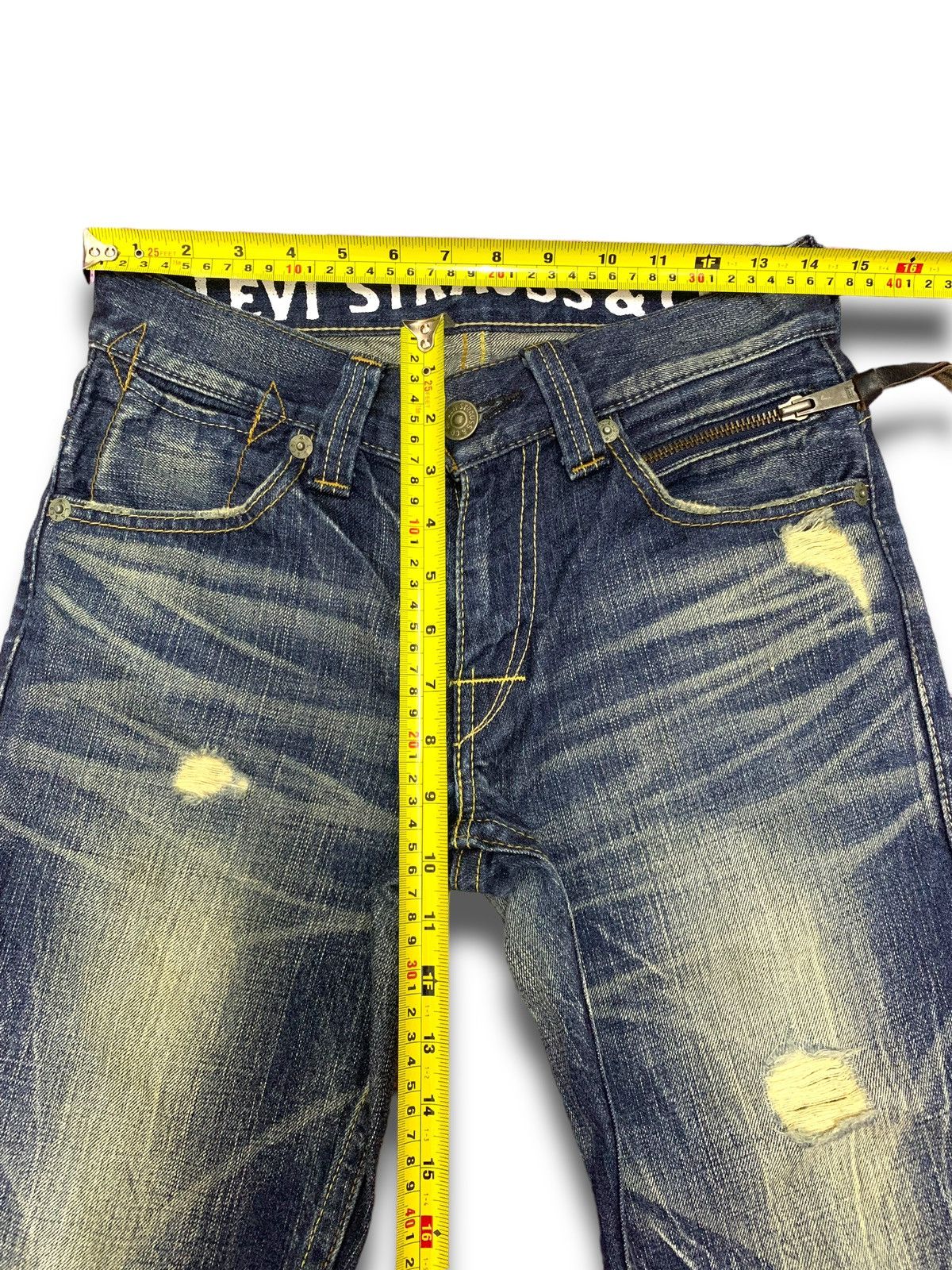 Levi's Made & Crafted × Vintage Archival Levis 504 Cowboy Flare Jeans Size US 28 / EU 44 - 10 Thumbnail