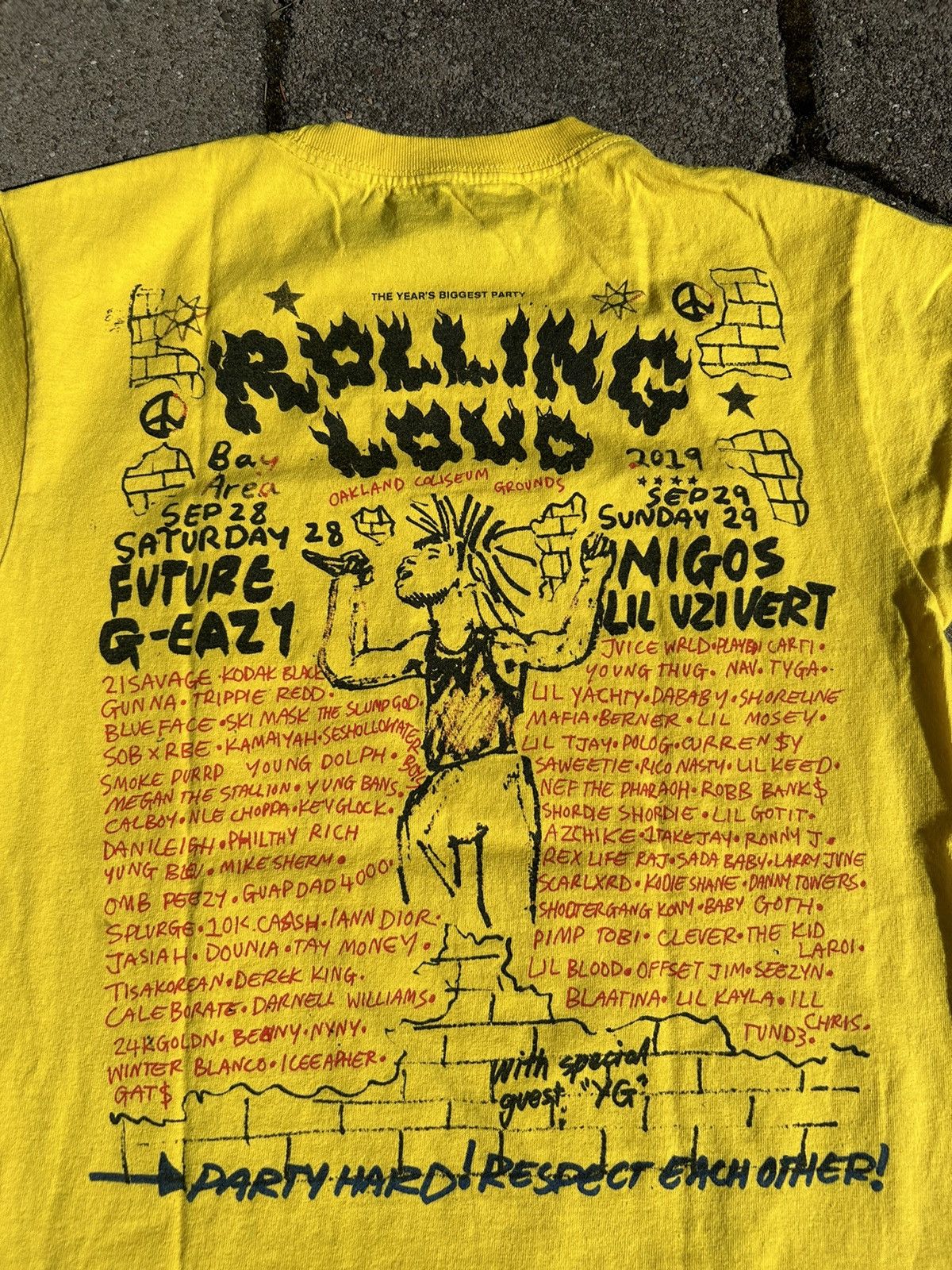 Rap Tees Rolling Loud Rap T Shirt Size US S / EU 44-46 / 1 - 2 Thumbnail
