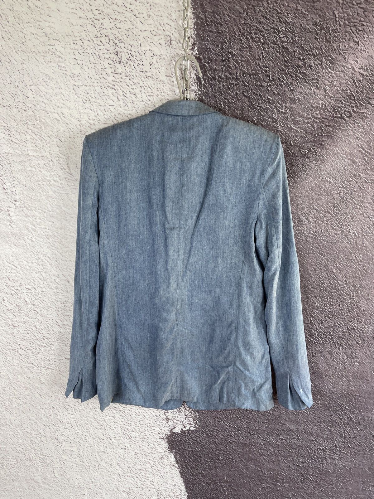 Acne Studios Acne Blacksweet Denim Jacket Blue Tencel Blazer Lightweight Size M / US 6-8 / IT 42-44 - 12 Thumbnail
