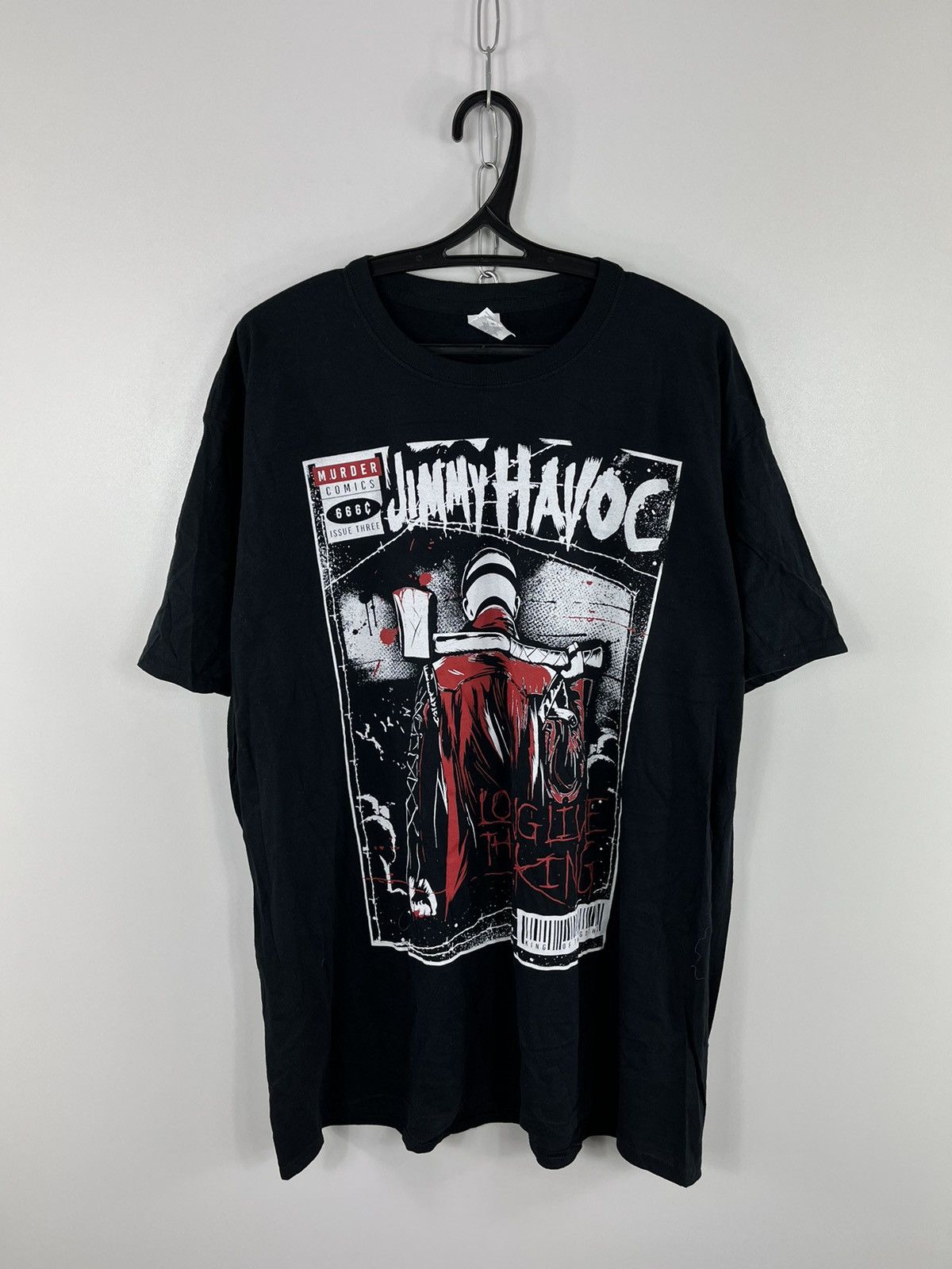 Vintage Jimmy Havoc Progress Pro Wrestling T-Shirt Big logo Size 2XL Size US XXL / EU 58 / 5 - 1 Thumbnail