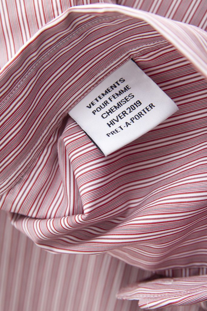 Vetements AW19 padded shoulders oversized shirt Size US XS / EU 42 / 0 - 6 Thumbnail
