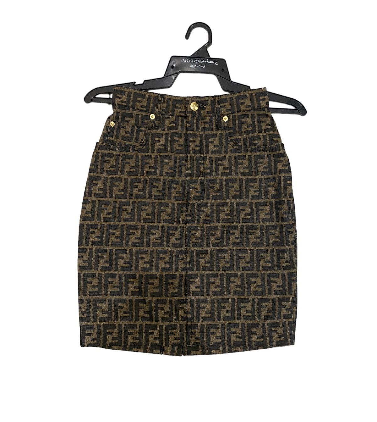 Fendi Fendi Monogram Skirt Size 24" / US 00 / IT 34 - 1 Thumbnail