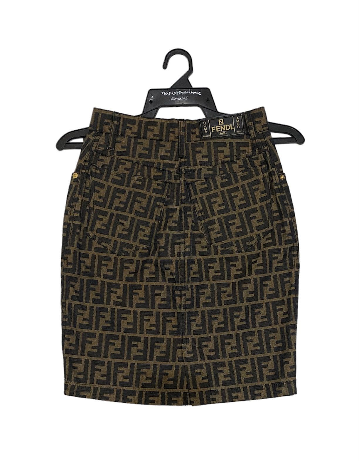Fendi Fendi Monogram Skirt Size 24" / US 00 / IT 34 - 2 Thumbnail