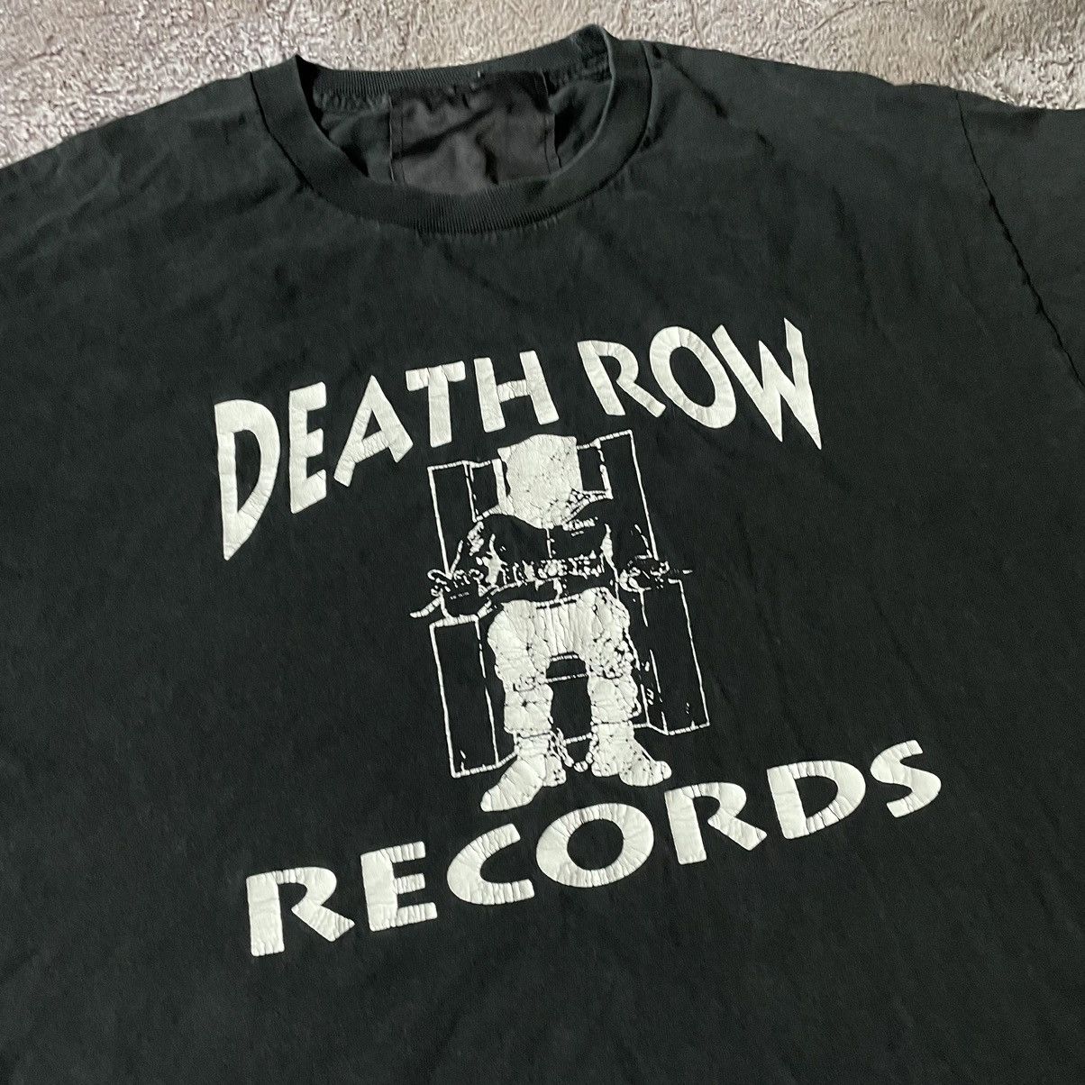 Vintage Vintage 90s Death Row Records Graphic Tee Grunge Black L Size US L / EU 52-54 / 3 - 6 Thumbnail