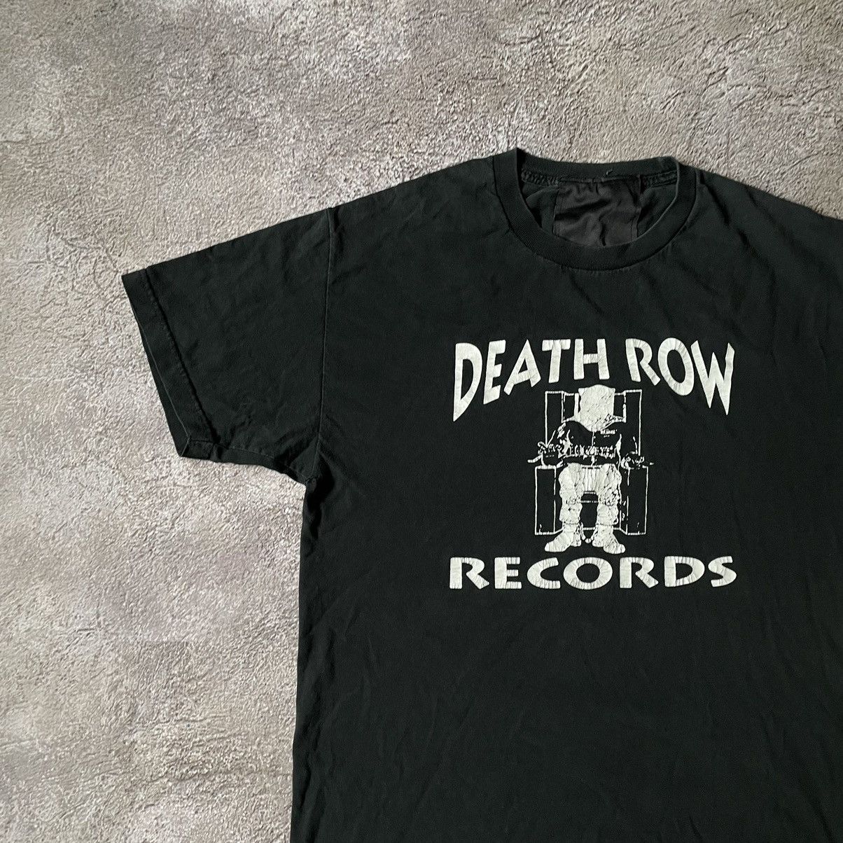 Vintage Vintage 90s Death Row Records Graphic Tee Grunge Black L Size US L / EU 52-54 / 3 - 4 Thumbnail