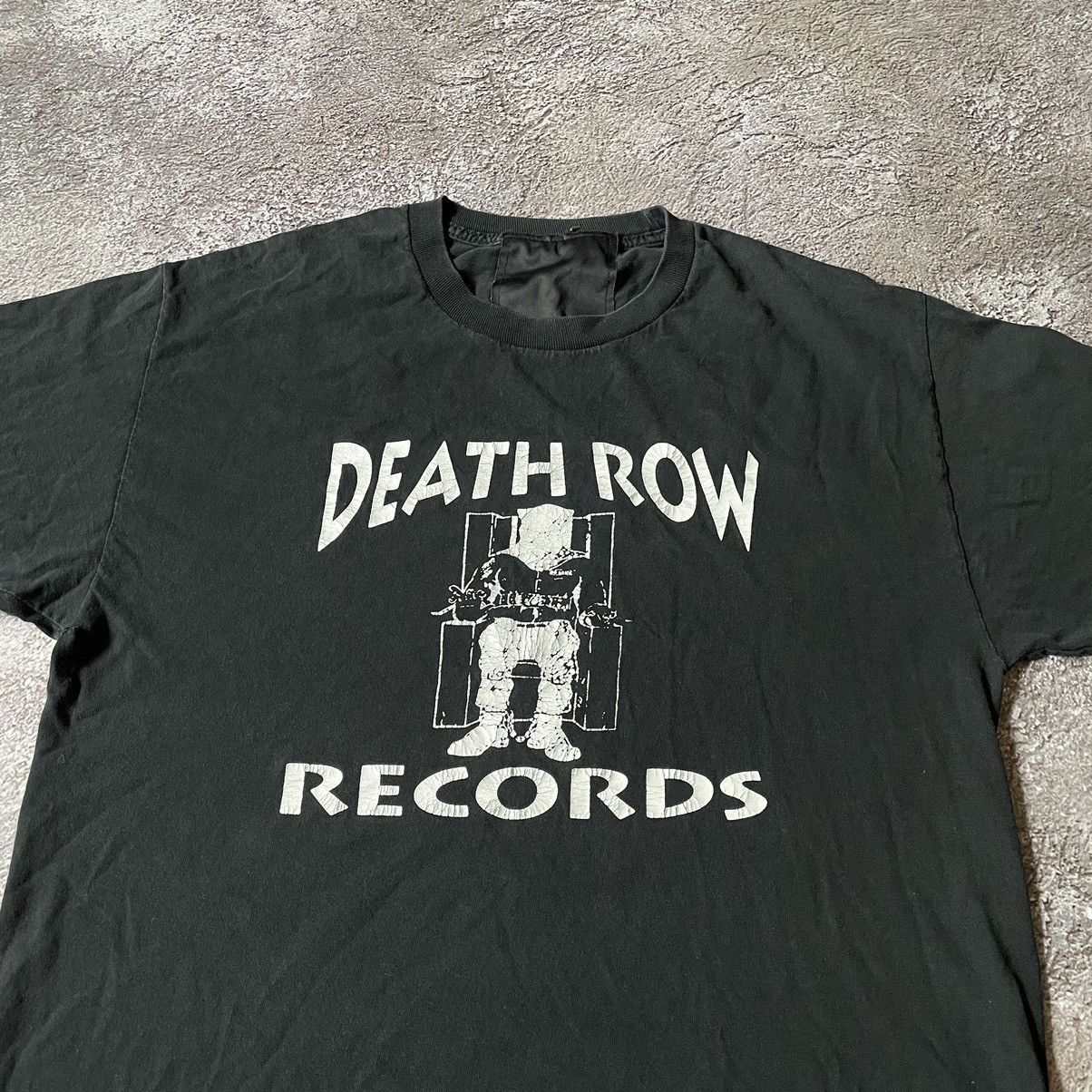 Vintage Vintage 90s Death Row Records Graphic Tee Grunge Black L Size US L / EU 52-54 / 3 - 5 Thumbnail