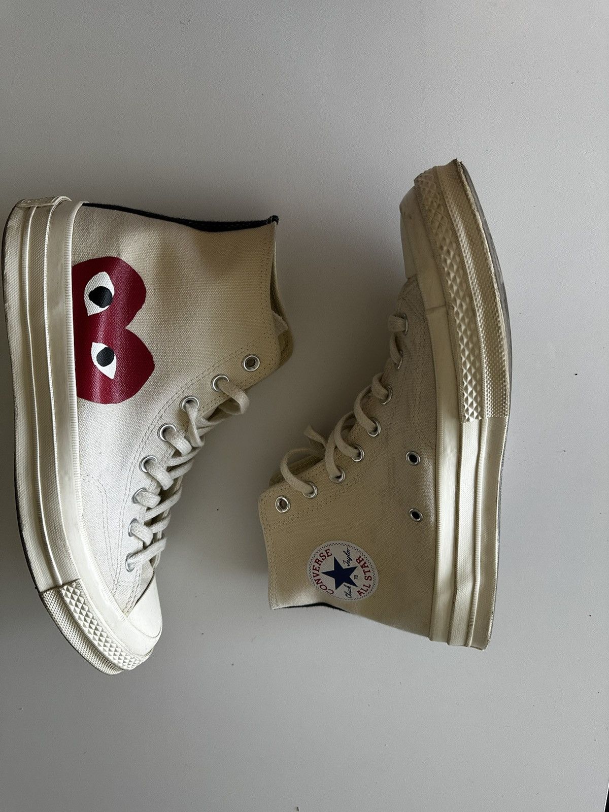 Converse CDG Play White High Top Sneakers
