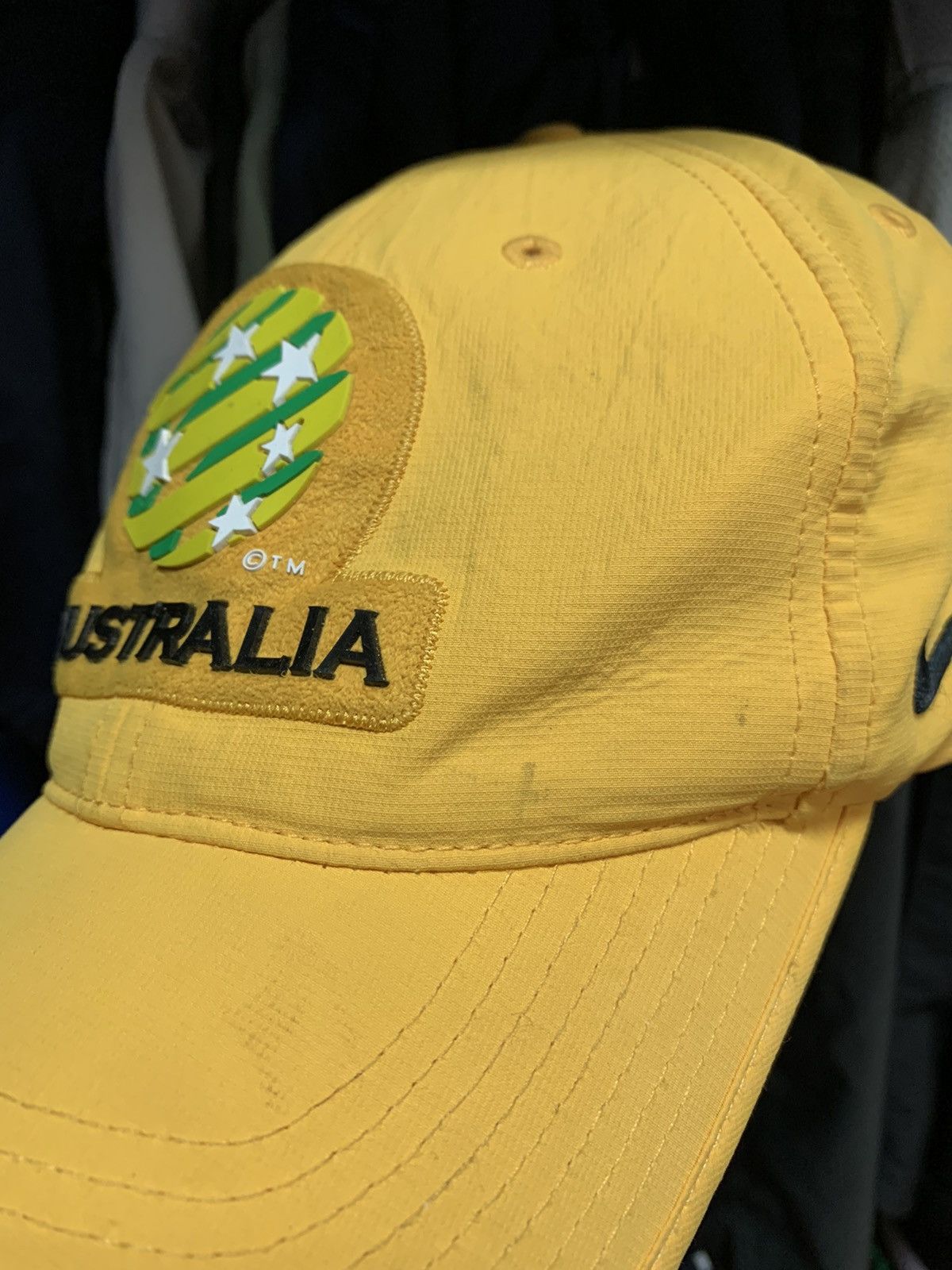 Vintage Vintage 90s Nike Australia cap big logo streetwear Size ONE SIZE - 3 Thumbnail