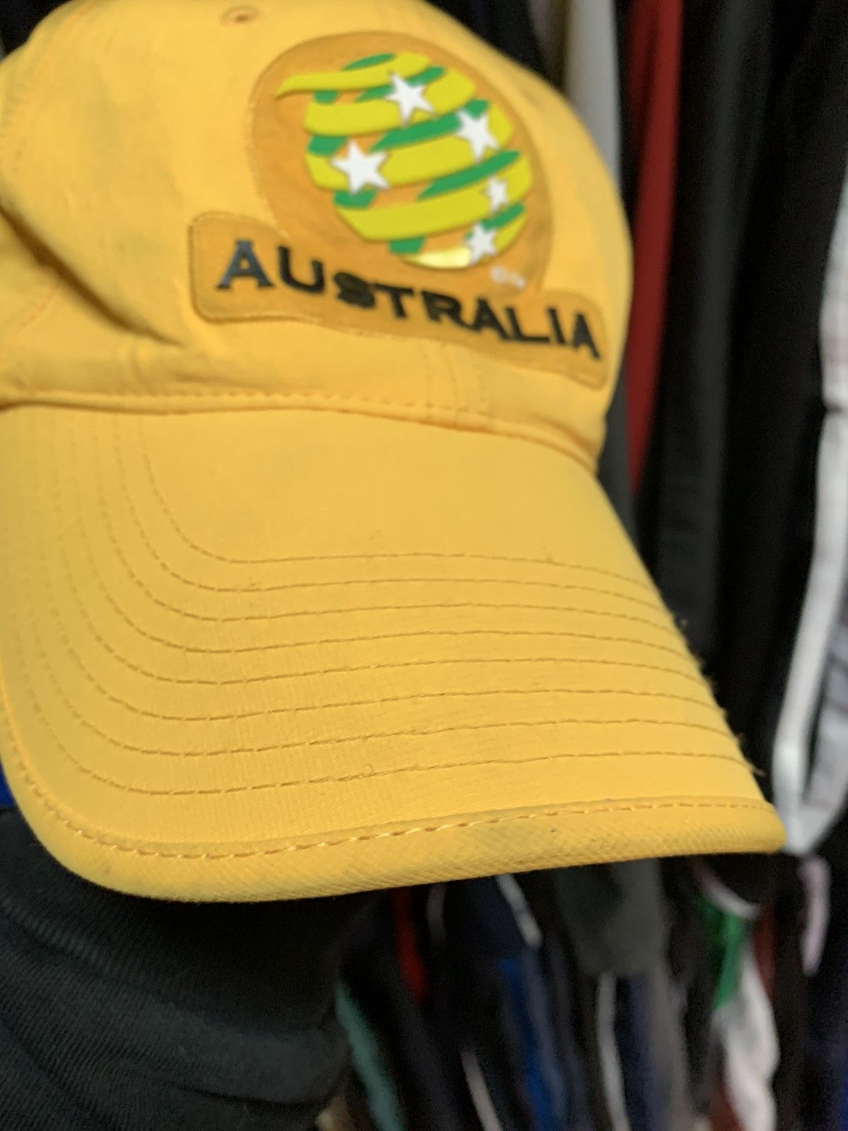 Vintage Vintage 90s Nike Australia cap big logo streetwear Size ONE SIZE - 2 Thumbnail
