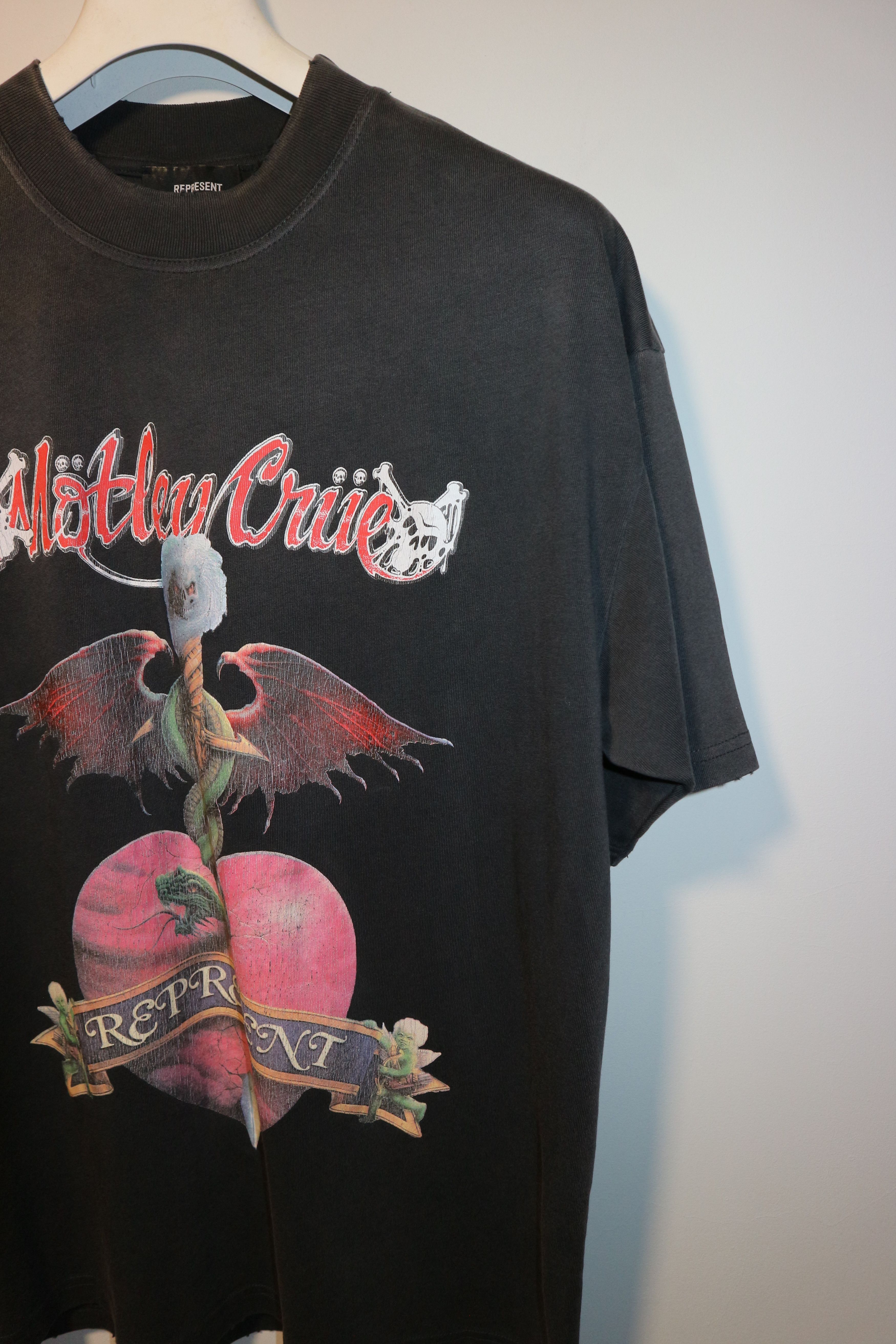 Represent Clo. X MÖTLEY CRÜE™️ WITHOUT YOU T-SHIRT Size US L / EU 52-54 / 3 - 2 Thumbnail