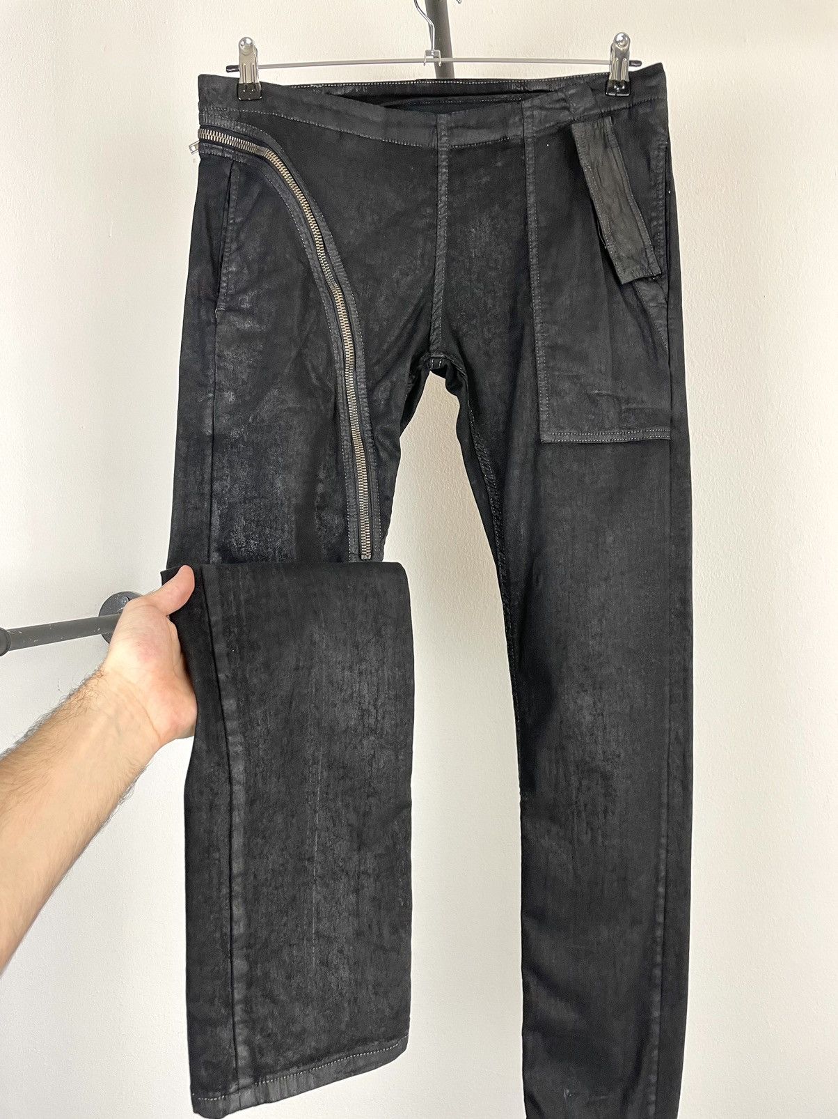 Rick Owens Drkshdw SS15 ‘Faun’ Black Scrub Aircuts Size US 33 - 4 Thumbnail