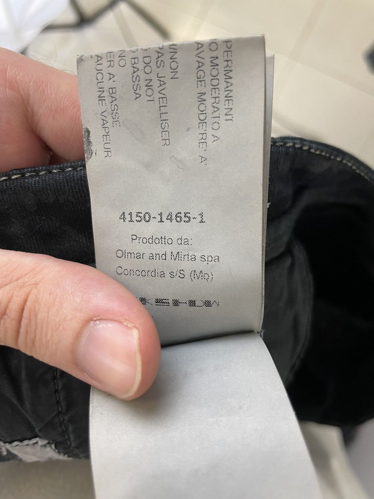Rick Owens Drkshdw SS15 ‘Faun’ Black Scrub Aircuts Size US 33 - 11 Thumbnail