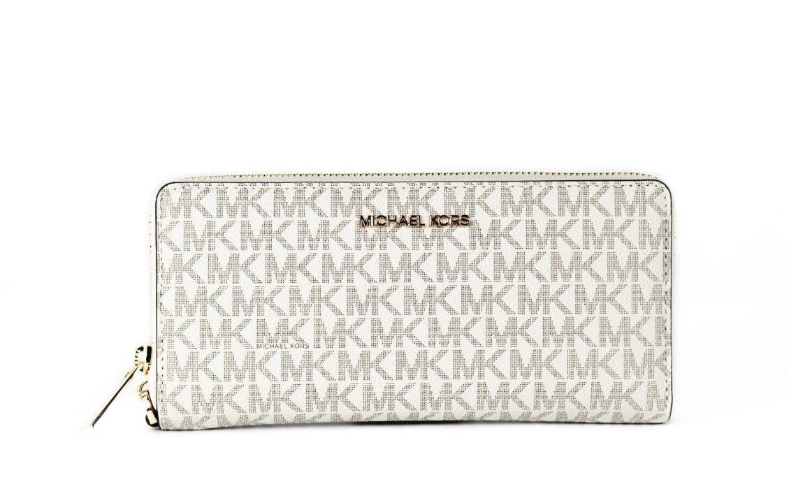 Michael Kors Jet Set Travel Continental Wallet, Black, OS