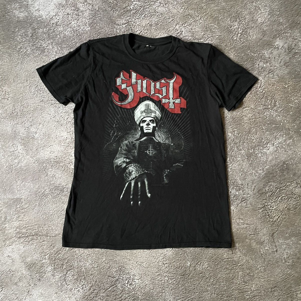 Band Tees Vintage Y2K GHOST ABSTRACT CREEPY VAMP ANGRY HORROR SKELETON Size US M / EU 48-50 / 2 - 2 Thumbnail