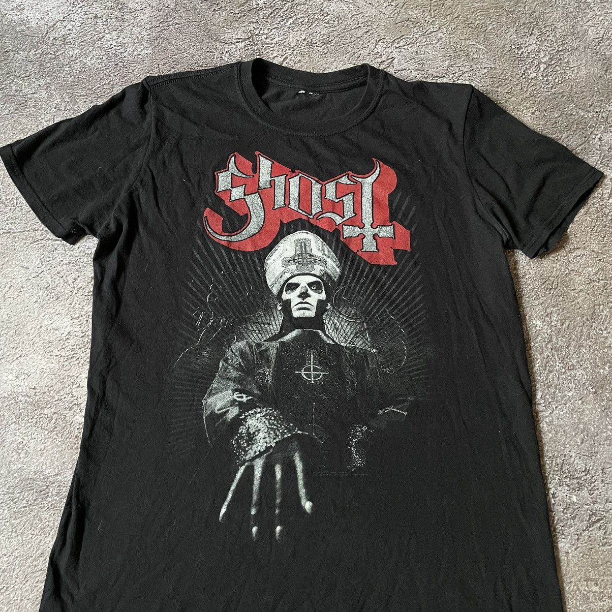 Band Tees Vintage Y2K GHOST ABSTRACT CREEPY VAMP ANGRY HORROR SKELETON Size US M / EU 48-50 / 2 - 5 Thumbnail