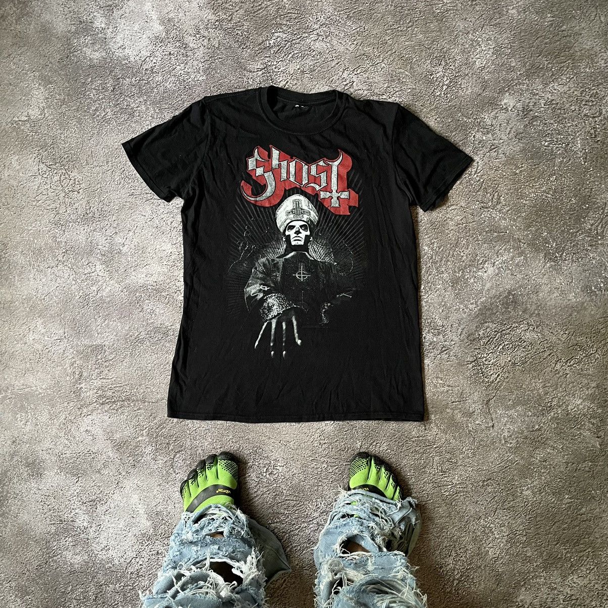 Band Tees Vintage Y2K GHOST ABSTRACT CREEPY VAMP ANGRY HORROR SKELETON Size US M / EU 48-50 / 2 - 1 Thumbnail