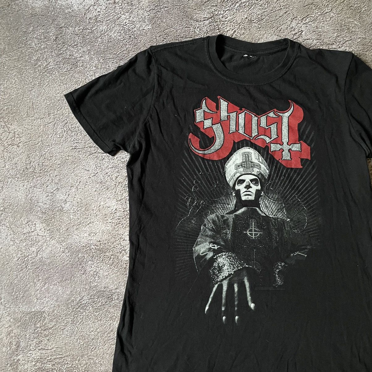 Band Tees Vintage Y2K GHOST ABSTRACT CREEPY VAMP ANGRY HORROR SKELETON Size US M / EU 48-50 / 2 - 4 Thumbnail