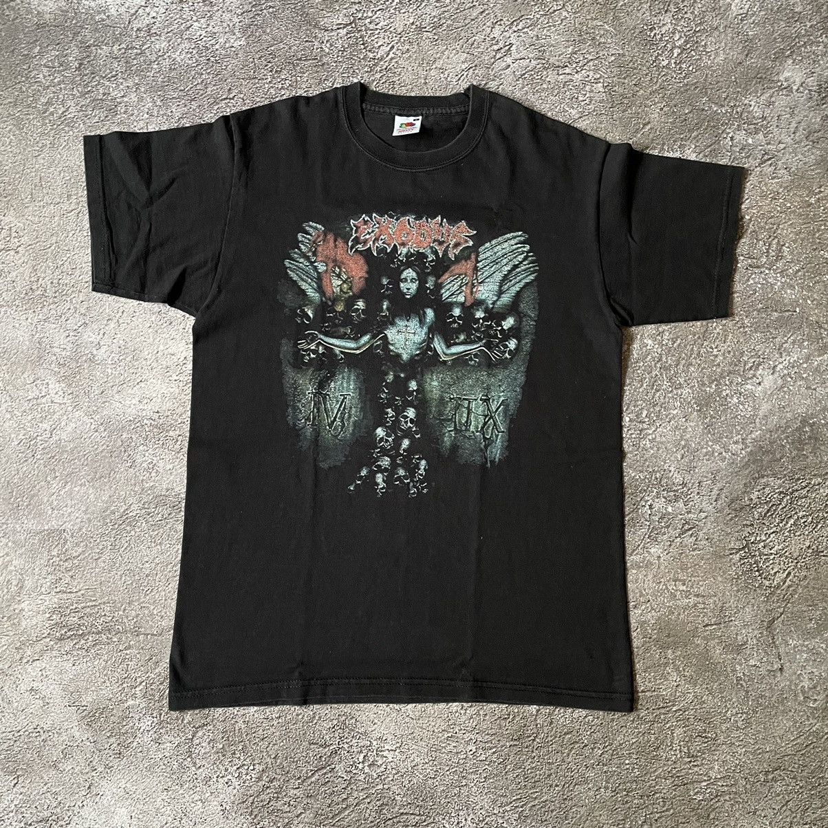Band Tees Vintage Y2K EXODUS ABSTRACT ANGEL VAMP DEVIL M Size US M / EU 48-50 / 2 - 2 Thumbnail