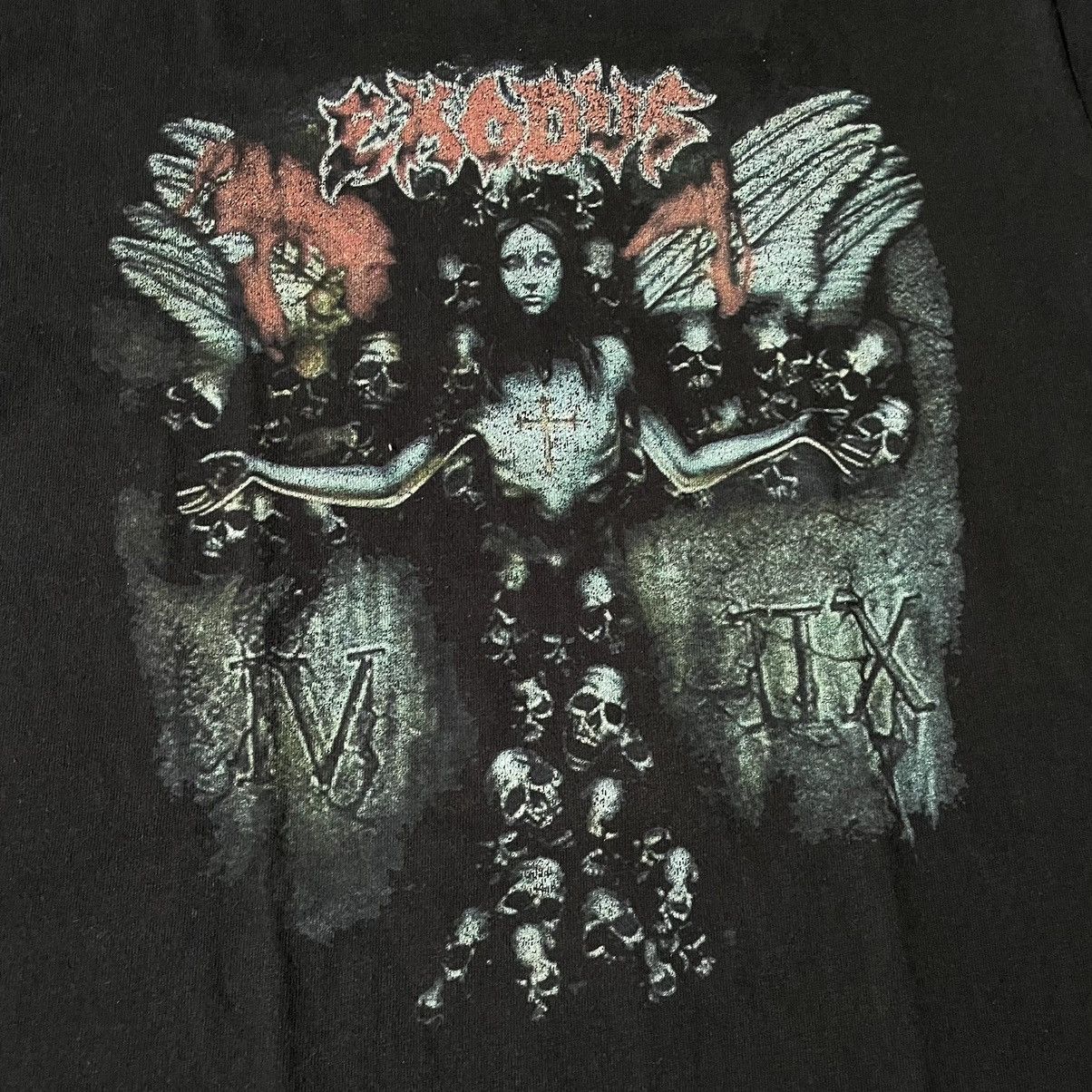 Band Tees Vintage Y2K EXODUS ABSTRACT ANGEL VAMP DEVIL M Size US M / EU 48-50 / 2 - 6 Thumbnail